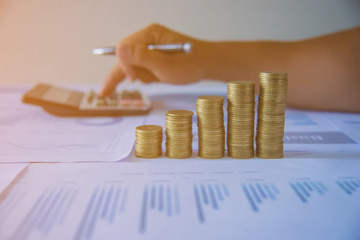 Calculatrice et graphiques financiers pour évaluer la rentabilité d'un placement